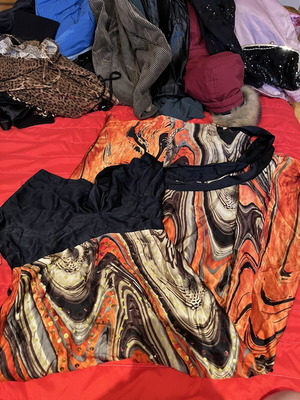 Long dress like new, multicolor, size M