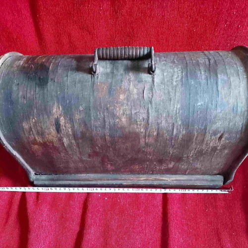 Singer sewing machine wooden cover 3/4 size used, walnut 1910-1920