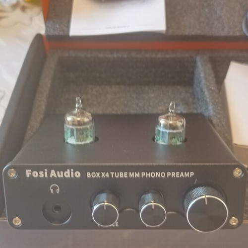 Tube Phono Preamplifier Fosi Audio Box X4 new with full packaging