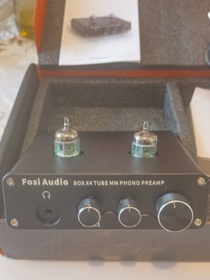 Tube Phono Preamplifier Fosi Audio Box X4 new with full packaging