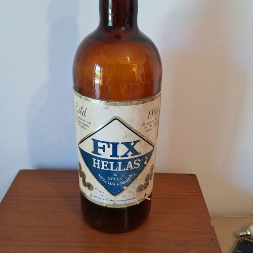 Fix collectible glass bottle promotional used 50 centimeters