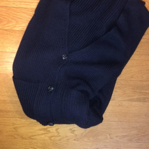 Zara Home Long Sleeveless Vest Women M/L Blue Like New