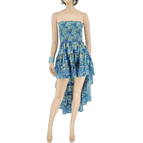 Bluenote strapless silk dress new, multicolor, one size