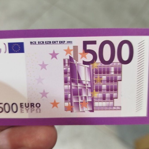 Fake banknotes from board game