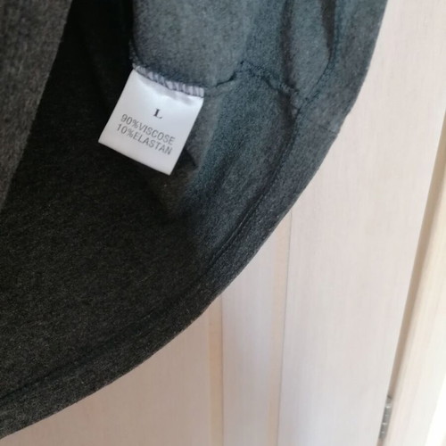 Pontoni blouse new, M/L, gray with embroidered details