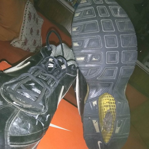 Nike Air Max size 46 used black athletic shoes