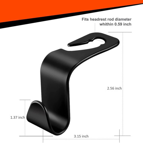 Car hooks set of 3 pieces new