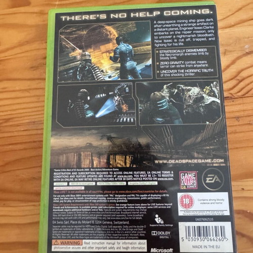 Dead Space Xbox 360 like new