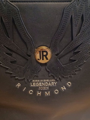 John Richmond black handbag like new