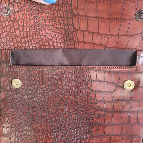 Handbag like new, brown