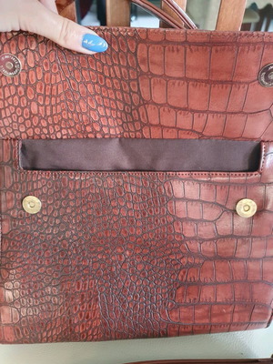 Handbag like new, brown