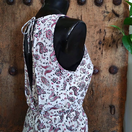 H&M Divided playsuit with paisley print, like new, multicolor, size S