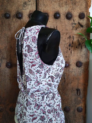 H&M Divided playsuit with paisley print, like new, multicolor, size S