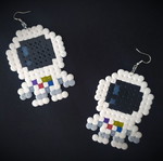 Handmade Astronaut earrings pair new