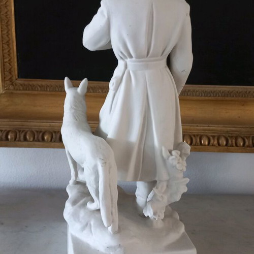 Bisque Soviet decorative unique, height 40cm, like new