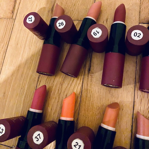 Golden Rose, Grigi and Barbara Bort lipsticks, set of 17