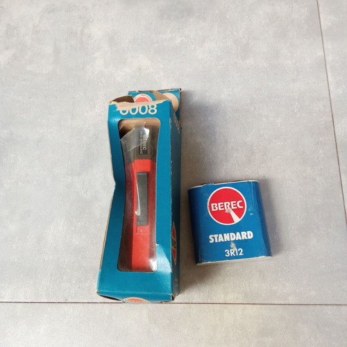 Berec collectible vintage flashlight 1970s 1980s like new