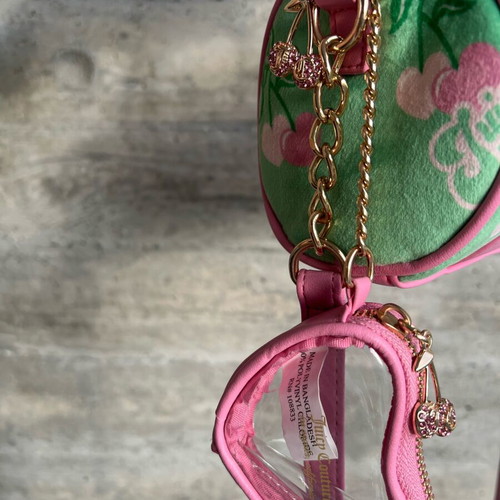 Juicy Couture Retro Barrel Gelato Bag new with tags and mini charm