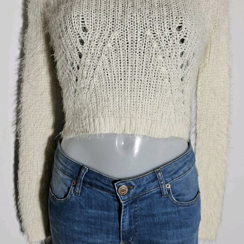 Divided knitted top by H&M like new, soft, ecru color