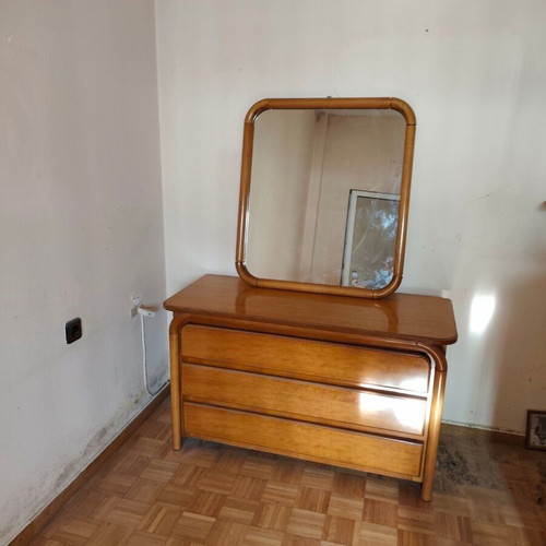 Dresser with mirror used, one drawer repairable