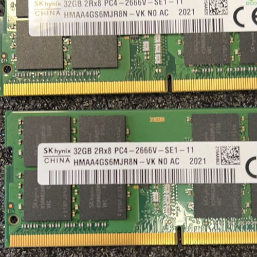 64GB (2x32GB) DDR4 SK-hynix PC4-2666V RAM like new