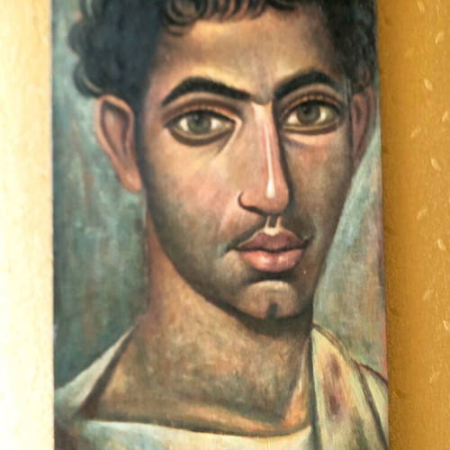 Fayum Portrait Painting on Wood like new