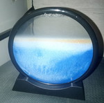 Decorative moving sand new with blue shade