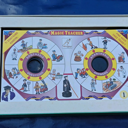 Magic Teacher board game used, Dromeas Toys