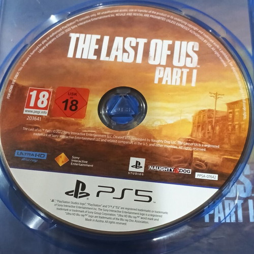 The Last of Us Part I PS5 game like new