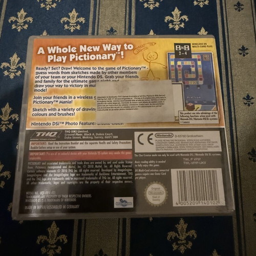 Pictionary Nintendo DS game sealed, new