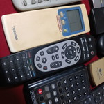 Remote controls used, assorted pack