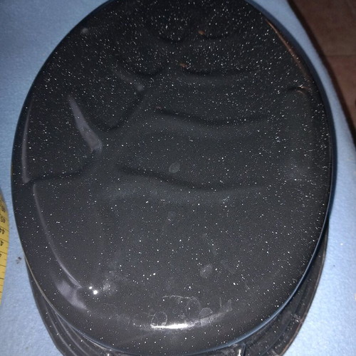 Small new black roasting pan