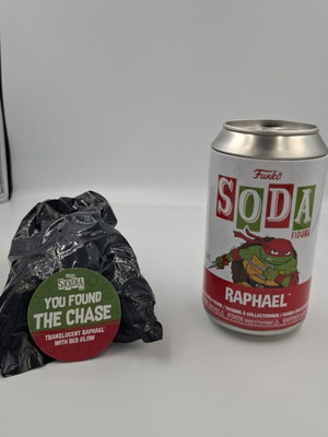 Funko Soda Translucent Raphael Chase figure like new