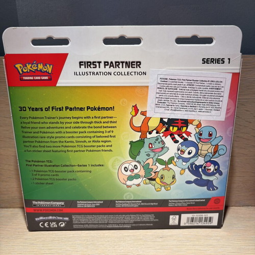 First Partner Illustration Series 1 Pokemon card near mint condition