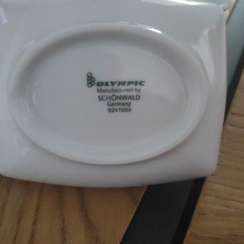 Porcelain Olympic Plates Set of 6 by Schönwald New