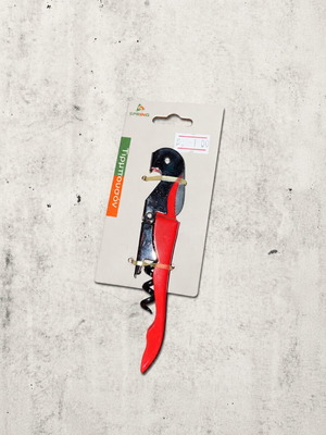 Spring red wine corkscrew