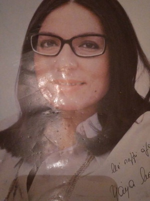 Nana Mouskouri autograph used