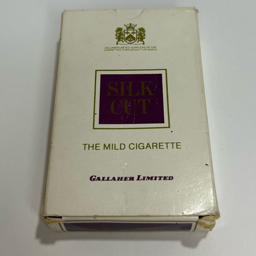 Silk Cut playing cards used, 54 cards, in very good condition