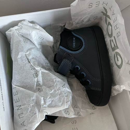 Geox Gisli boys' boots size 20 new black-blue