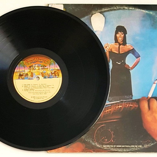 Donna Summer Bad Girls double vinyl record used
