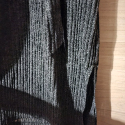 Primark gray long dress like new, size Large/40 with small tear