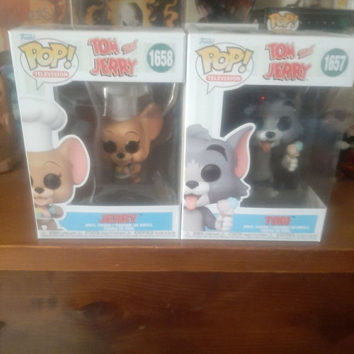 Funko Pop! Tom and Jerry set with Tom 1657 and Jerry 1658