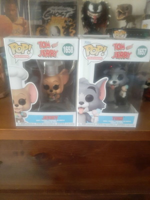 Funko Pop! Tom and Jerry set with Tom 1657 and Jerry 1658