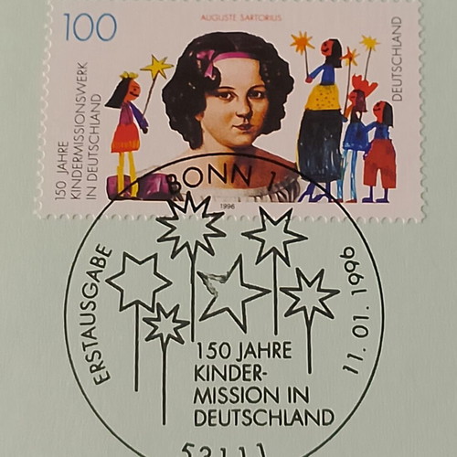 German Stamp 1996 with Bonn First Day Cover, like new