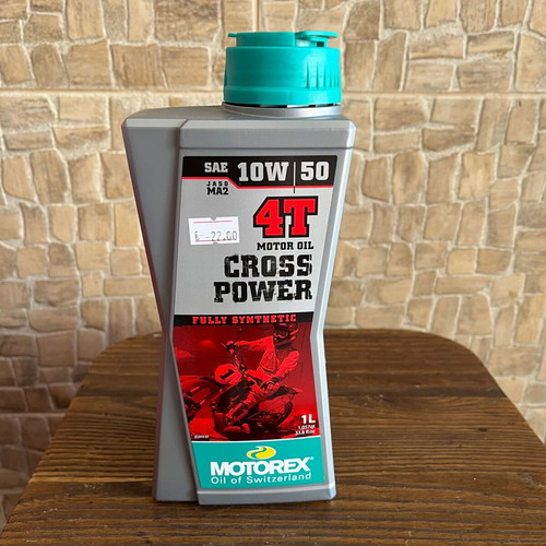 Motorex Cross Power 10W/50 fully synthetic oil 1L sealed