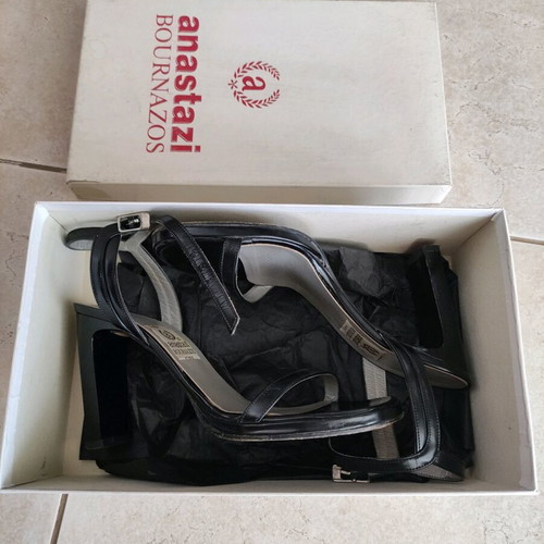 Anastazi Bournazos sandals used, size 36, black