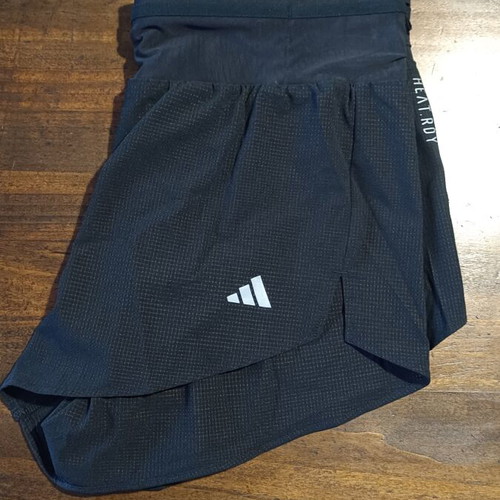 Adidas running shorts new, size M, black, reflective details