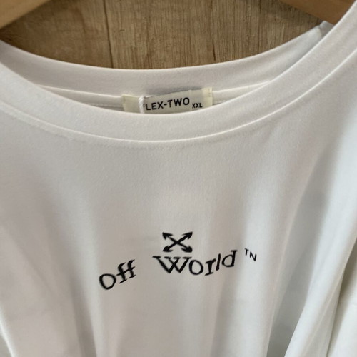 T shirt unisex new, ecru and white fashionable