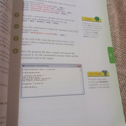 C Programming in easy steps used English book