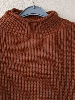 KATELONDON sleeveless women's sweater with high collar, tan